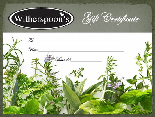 gift certificate - online ONLY